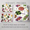 Colorful candy pattern Bedding Duvet cover sets Duvet covers Pillowcases gifts (1 * Duvet Cover 2 * Pillowcases, without duvet insert)