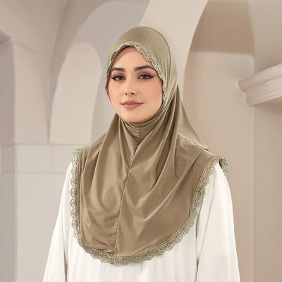 Muslim Islamic Jersey Modal Hijab Scarf Instant Hijabs Headscarves for Women Long Scarves Head Wrap Shawl Bonnet Hijab Femme