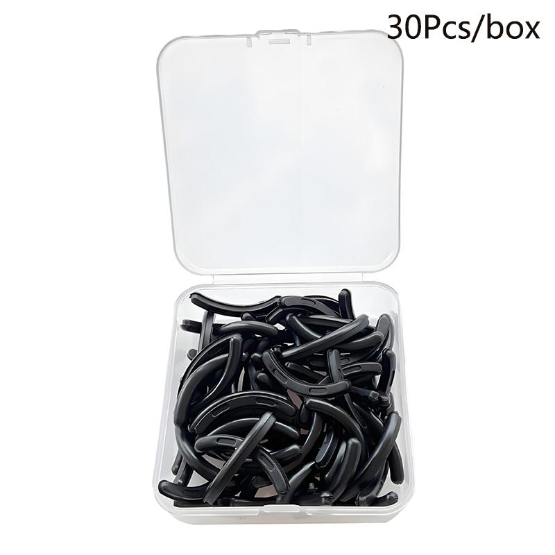 Colored Eyelashes Curler Replace Rubber 30Pcs/Box Black White Blue Elastic Eyelash Curler Replacement Rubber Strips Accessories