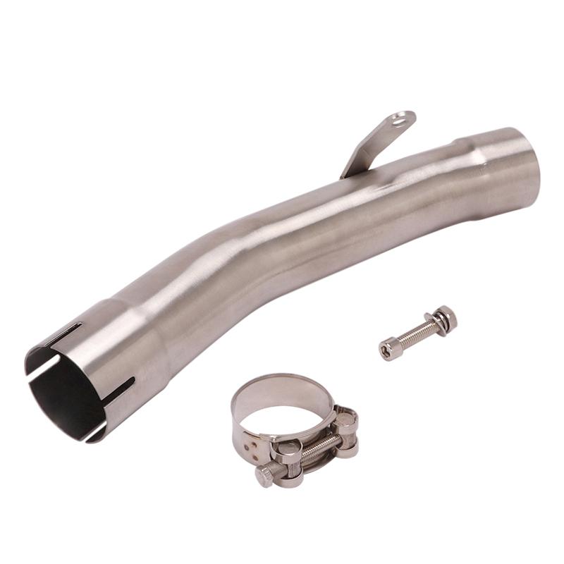 

Motorcycle Exhaust Muffler Stainless Steel Middle Link Pipe Slip On For Kawasaki ZX6R ZX 6R ZX-6R Ninja 636 2009 - 2020 Years Stainless Stee