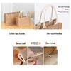 Muji Jute-Style Customizable Tote Bag - Film-Coated, Blank Linen for DIY Hand-Painting