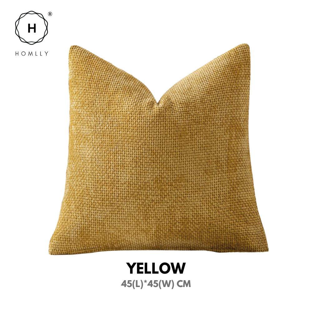 HOMLLY Sadii Teksturowana Poszewka na Poduszkę Dekoracyjną z Chenille (45 x 45 cm) X2SZT