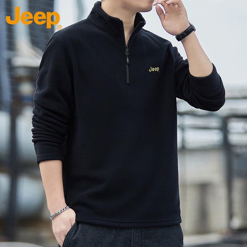 Jeep Men's Fleece Pullover Sweatshirt