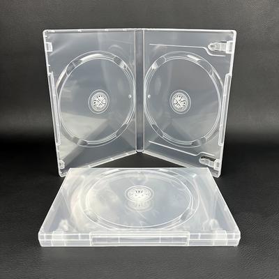 12pcs CD/DVD Storage Boxes for PS4 Game Card Case Resistant Transparent 14mm Single/Double Disc Holder Portable and Protective