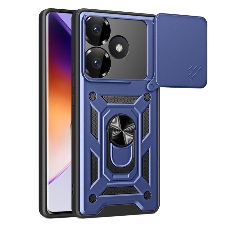 Military Armor Protection Case for POCO F6 F4 F3 5G X3 X4 X5 F5 NFC GT M3 M4 Pro M5S Slide Camera Shockproof Full Protection Cover