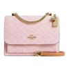 Klare 16 Coated Canvas Shoulder Crossbody Bag Women Bags Gold Pink CEL11-IMPO
