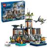 LEGO City Gevangeniseiland Speelgoed Speelset 60419 Politieauto Voertuig Minifiguur voor Kinderen Jongens Meisjes 7-9 Jaar Basisschool