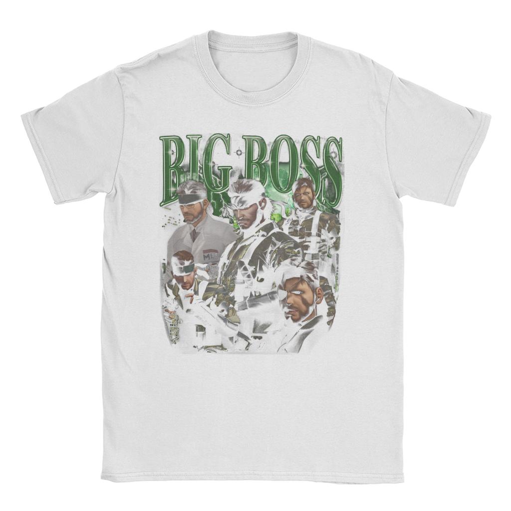 2026 Big Boss MGS3 Snake Men Women T Shirts Metal Gear Solid 3 Vintage Tees Short Sleeve O Neck TShirts  Graphic Clothing