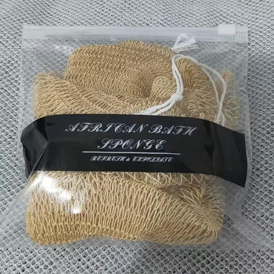 Universal Exfoliating Towel & Foaming Net: 2-in-1 Back Scrubber for Men and Women, Perfect for Saunas and Baths