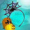 Elegant and Cute Halloween Spider Skull Headband - 4-Season Wearable, Non-Fur Fashion Women's Accessory - Perfect for Halloween/Christmas Decorations