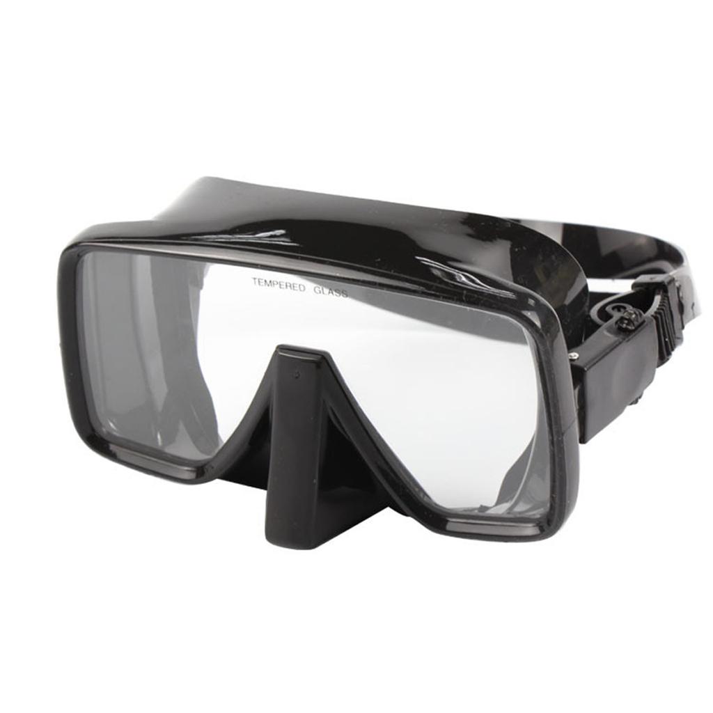 Adult Scuba Diving Mask Tempered Glass High Defination Swimming Goggles with Nose Cover Snorkel Gear Freediving Swim
