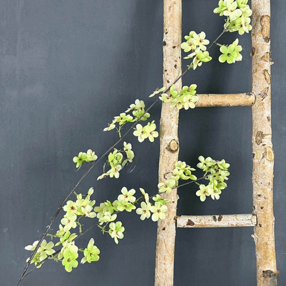 2 Forks Artificial Cherry Blossoms Silk Artificial Faux Plants Wedding Decoration