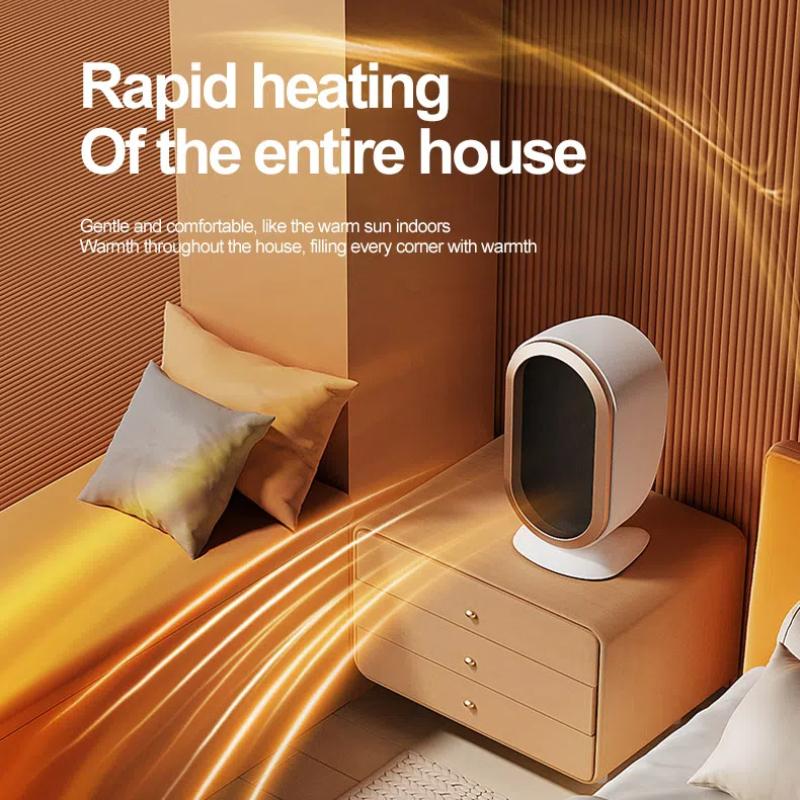 Electric Heater Winter Mini Heating Fan Home Office Heating Warm Air Blower Desktop Warmer Machine