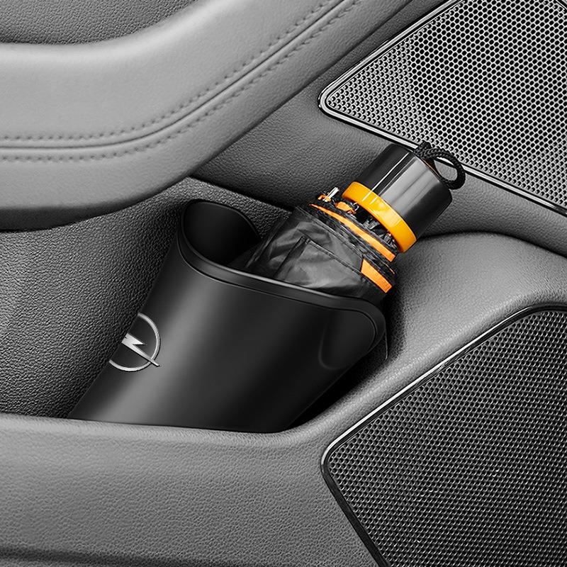 Car Styling Car Storage Box Umbrella Garbage Organizer Bucket For Opel Corsa Astra Insignia Vectra Zafira Meriva Mokka Grandland Vivaro