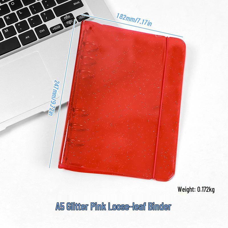 A6 Color Loose-Leaf Binder Notebook - Student Diary & Simple Planner