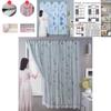 Stylish Self-adhesive Blackout Curtain Panel With Velcro For Modern Window Treatments And Shading