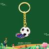Sports Ball Keychain: Basketball, Football, Volleyball, Badminton, Rugby, Baseball Car Pendant
