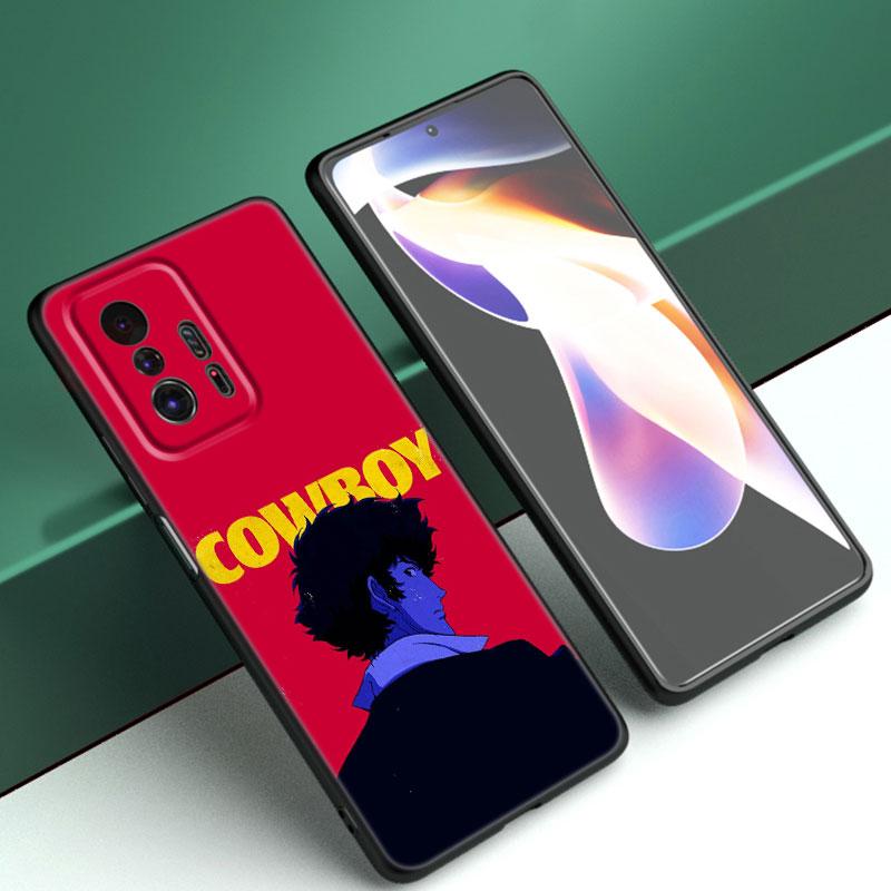 Space Cowboy Bebop Phone Case For Xiaomi Mi A2 8 9 SE Note 10 10T 11 12 Lite 9T 11T 12S 12T Pro A3 6X 12X Soft TPU Black Cover