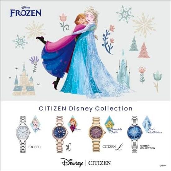 CITIZEN wristwatch L EM1079-89W ladies Disney Collection Arendelle Castle waterproof limited model warm gold