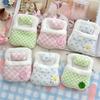 Cute Plush Senbei Baby With four-leaf Clover Quilt Mini Doll Sleeping Bag Doll Small Quilt