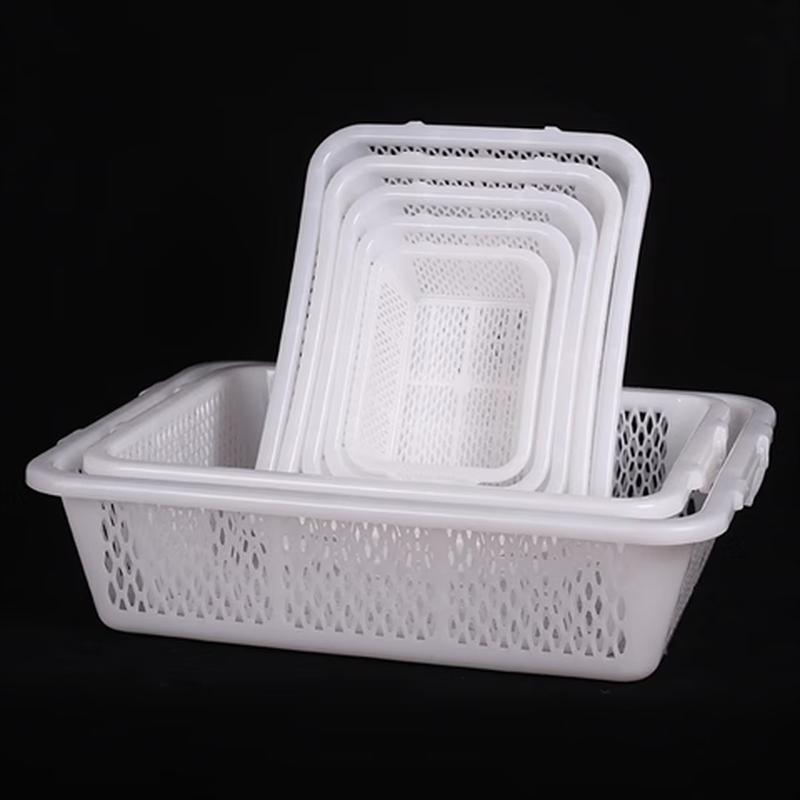 Lainuo Thickened Plastic Draining Baskets (5-Pack)