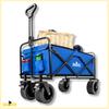 Foldable tourist beach transport trolley 100kg camping trailer