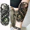 1 Foglio Tatuaggi Temporanei Creativi Cool Leone Lupo Aquila Per Uomini Donne Adulti, Tatuaggi Finti Temporanei Impermeabili a Lunga Durata