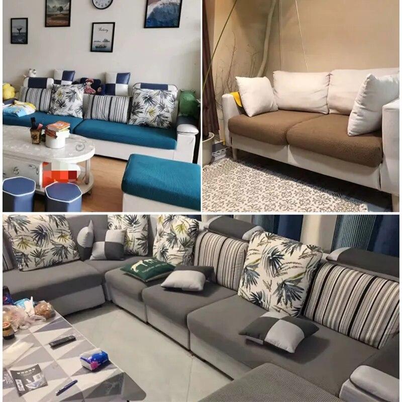 Sofa Seat Cushion Cover Furniture Protector for Pets Kids Stretch Washable Removable Slipcover Sofa Cover Sofa Slipcovers