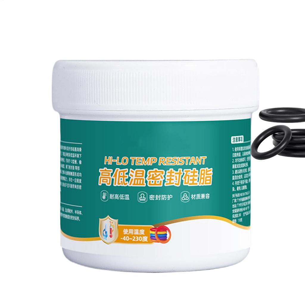110g Rubber Sealing Silicone Grease Cylinder Sealing Lube Grease Calipers Piston Sealing Silicone Lubrication For Brake Bearing