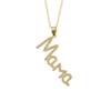 Aesthetic MOM Necklace Jewelry Gift for Mother's Day Trendy Zircon Letter Clavicle Chain  Overlay