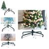 Deep Green Christmas Tree Stand Metal Frame For Holiday Decor With 35cm Diameter