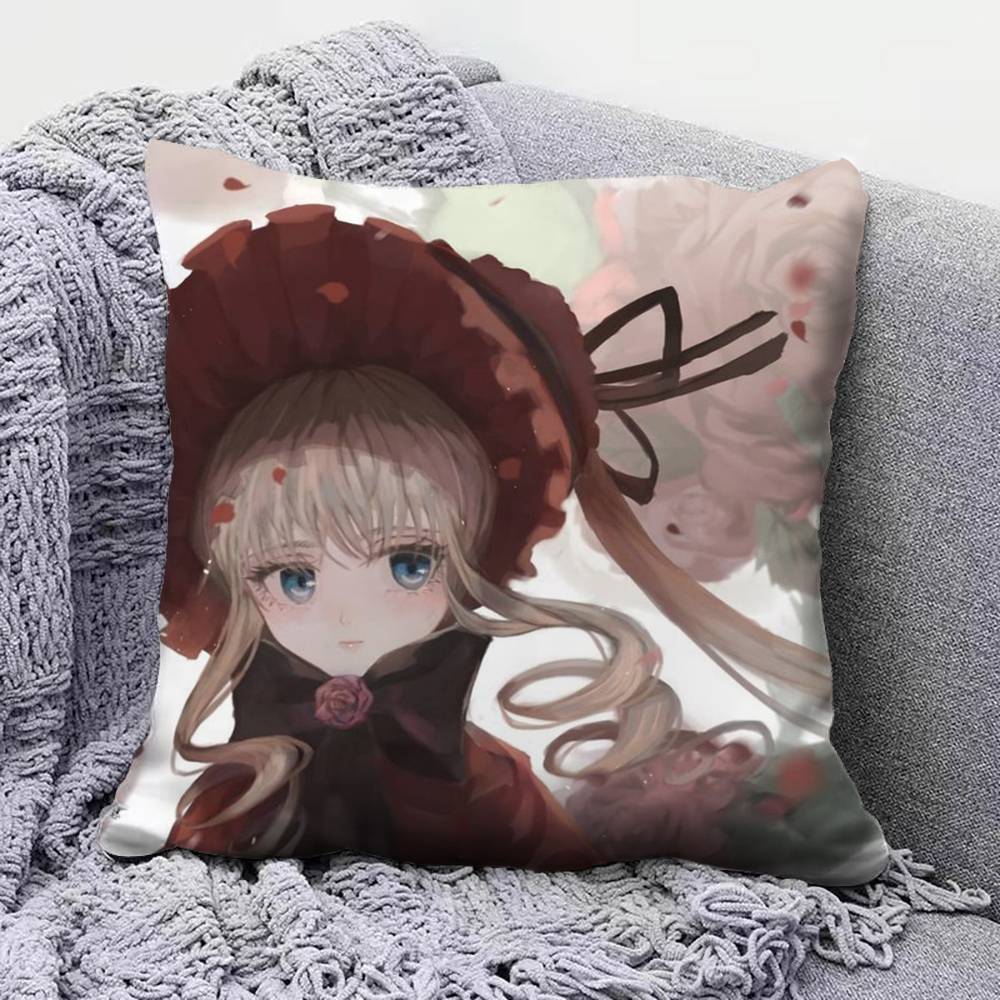 Rozen Maiden Anime Girl Mercury Lampe Home Sofa Cushion Covers and Aecorative Custom Pillow Covers