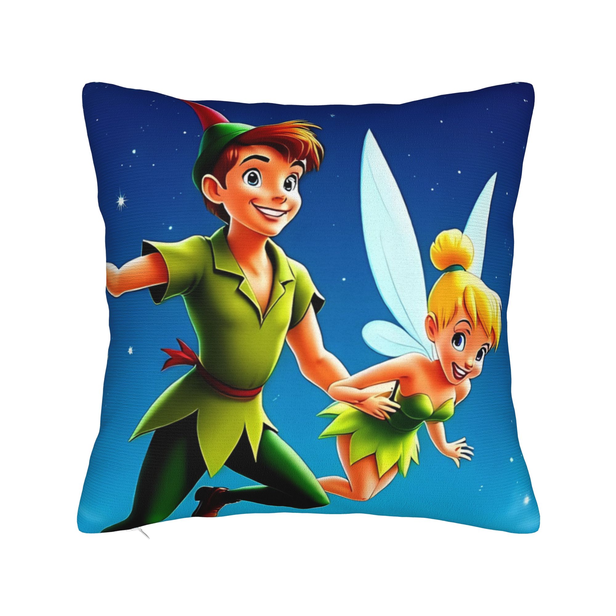 

Pillow Cover Cartoon P-Peters P-Pan Kawaii Pillow Case For Sofa Car Home Decor Pillowcases 12x12Inch