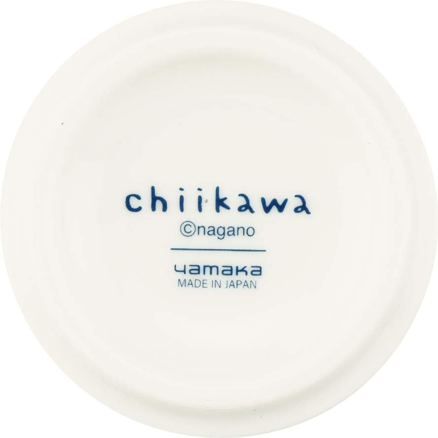 Officially licensed Chiikawa diameter approximately 8 x flower garden Japanese Yamaka teacup, 300ml, 10cm, design, tableware, red, Shoten, CKW21-327