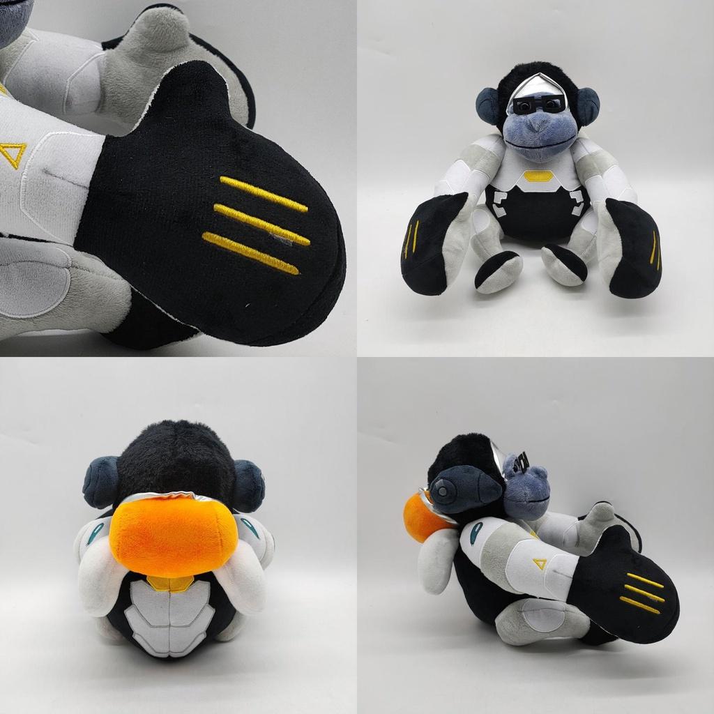 Jumbo Overwatch Winston Plush Toy Gorilla Doll Xmas Birthday Gift 26*23cm