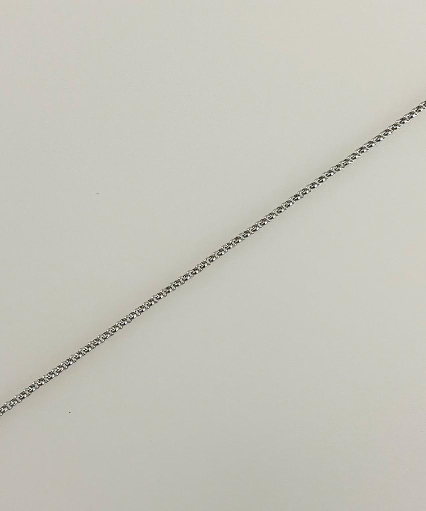 Sexto [Necklace][Surgical Steel] Bl 3Mm Chain Necklace Silver