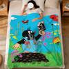 Soft Warm Plush Blanket Fuuny Cartoon Dorm M-Mole Sofa Living Room The Pet Hogar Bed Little Gift Nap K-Krtek Cute Home Flannel