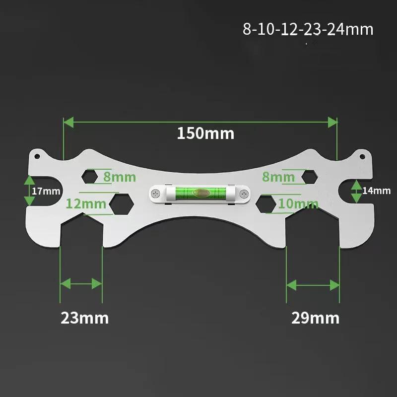 

Electrician Specific Multifunctional Tool Stainless Steel Bathroom Mixing Valve Shower Wrench 130g