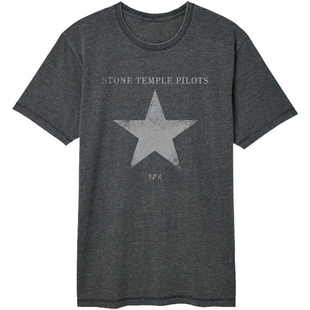 Stone Temple Pilots No 4 Officially Licensed Short Sleeve Vintage Wash T-S 130