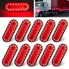 X-STYLE Truck Side Marker Lamp, Turn Signal, 24 V, 20 LEDs Red, Reflector, Compatible