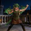 Drachenkostüm für Kinder Jungen Mädchen, Drachenflügel Schwanz Masken-Set, Halloween Dinosaurier Cosplay Kostüm Zubehör