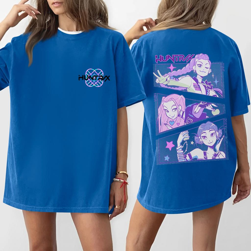 Women's Round Neck Printed Short-sleeved T-shirt Top