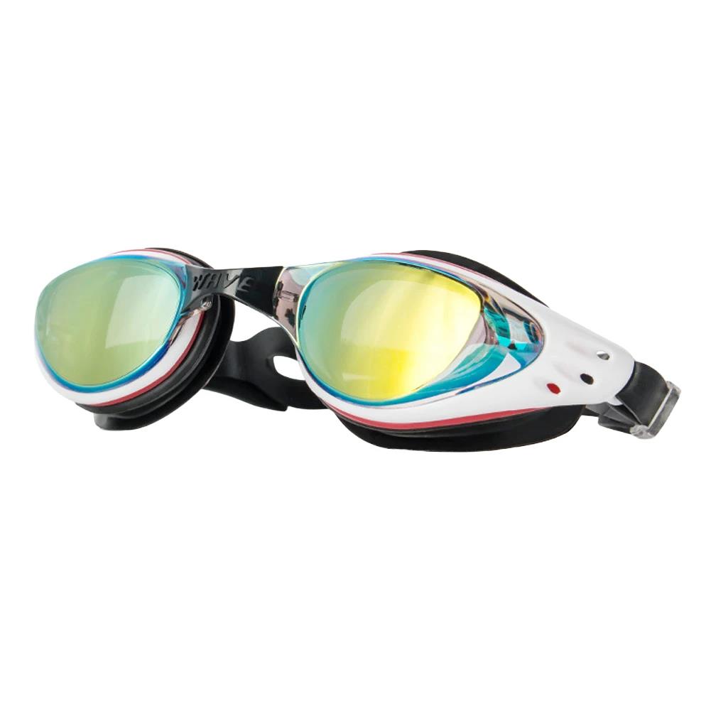 Silicone Professional Waterproof Seal Electroplated UV-Protection Coating Goggles for Swim Training Anti-Fog HD Swimming Goggles2