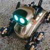 Special Effects Remote Control Mechanical Dog Gesture Sensing Lighting Music Eight Wheel Swing Arm Electronic Pet Children'S Toy