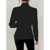 Women S Slim Fit Solid Color Long Sleeve Blazer Jacket