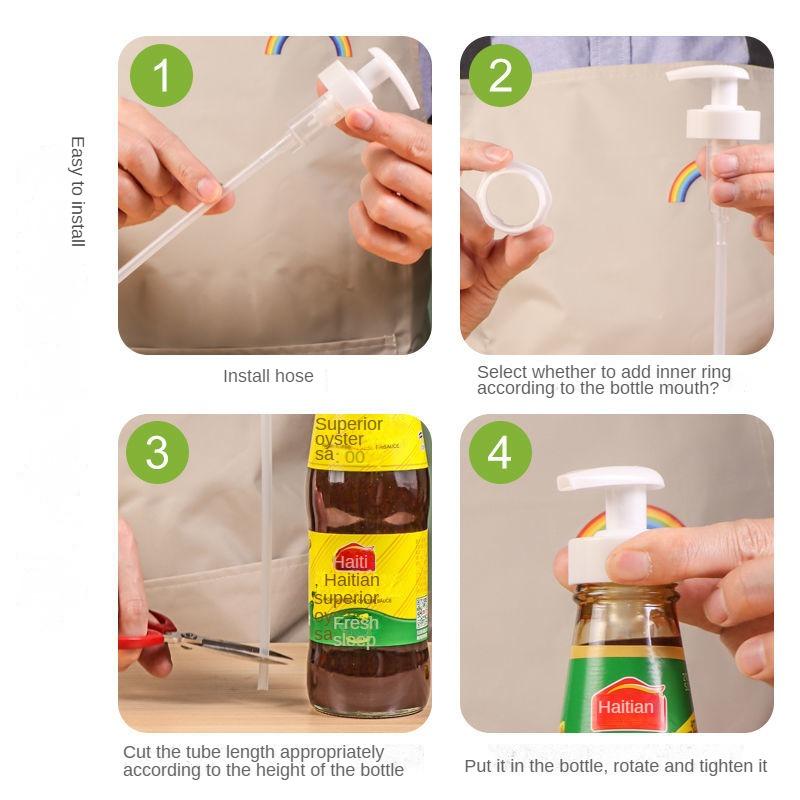 Lis na ústřicovou omáčku Tryska na lis na ústřicovou omáčku Univerzální láhev na lis na ústřicovou omáčku Tryska s pumpičkou Hlava na ústřicovou omáčku Hlava pumpičky na ústřicovou omáčku Lis na lehkou sójovou omáčku