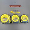 Industrial Drop-resistant Rubber-coated Tape Measure with Compact Frosted Case