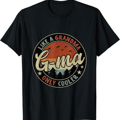 G Ma Like A Grandma Only Cooler Retro Mother'S Day T Shirt