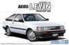 Aoshima Bunka Kyozai Scale The Model Car Series 85 Toyota AE85 Corolla Levin 1500SR 1985 Plastic Model 1/24 No.