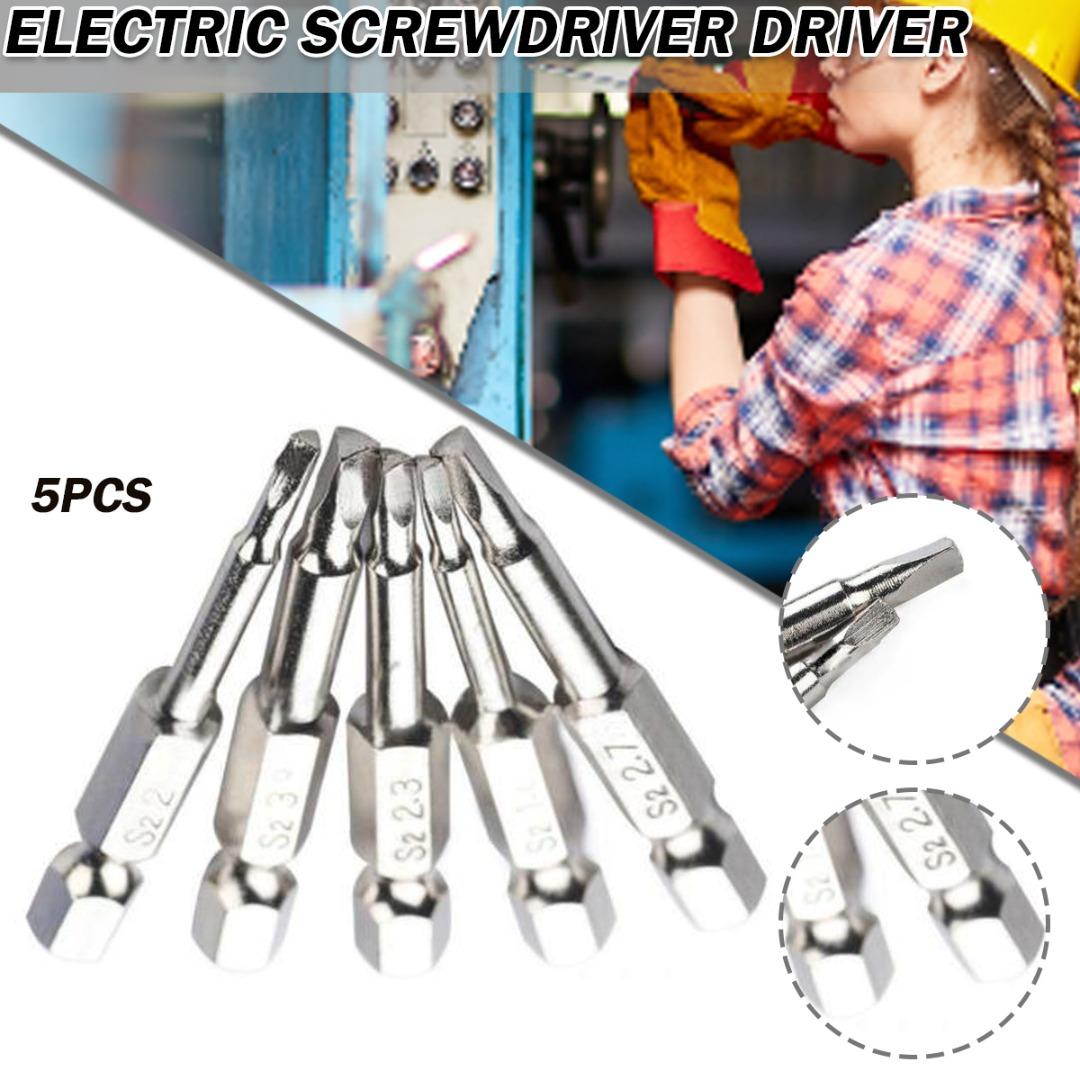 

PDTO 5 шт. Набор отверток с магнитной треугольной головкой 1/4 отвертки с шестигранным хвостовиком